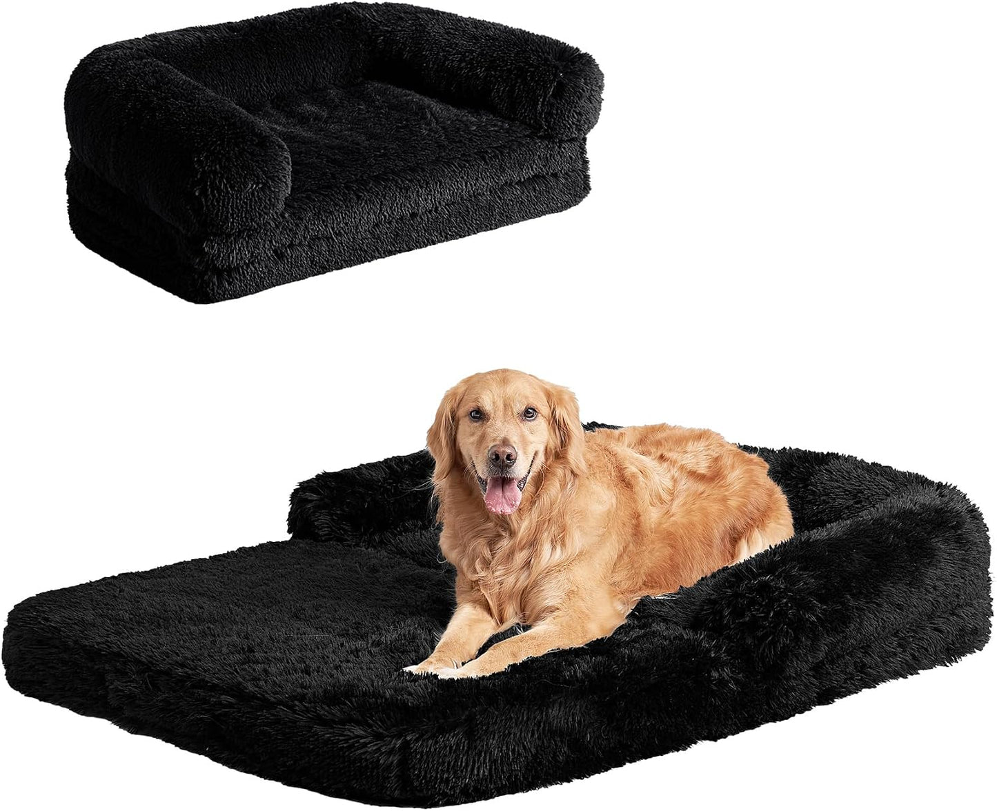 Foldable Human Dog Bed - 72x44x11, Grey