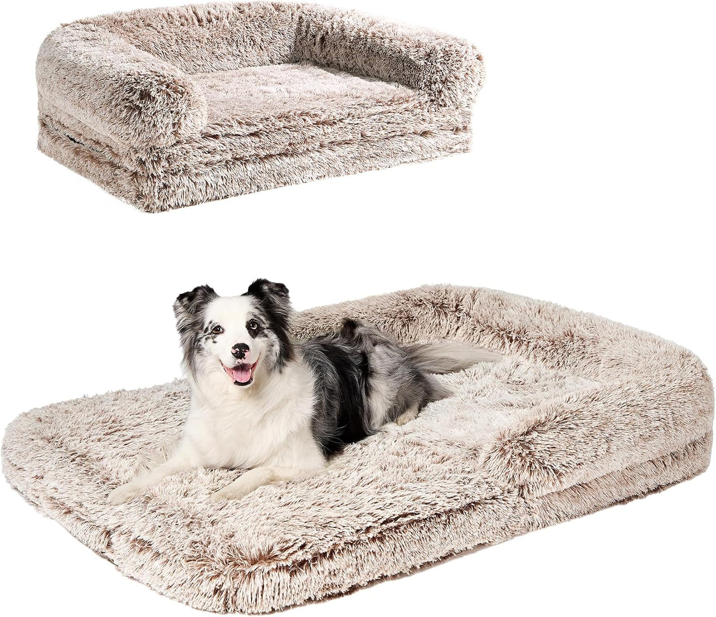 Foldable Human Dog Bed - 72x44x11, Grey